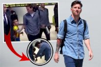 ميسي يلبي طلب طفل من مشجعي نادي فالنسيا