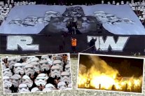 جماهير بلغارية تشجع فريقها بطريقة