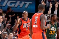 دورانت يقود اوكلاهوما للفوز على يوتا جاز