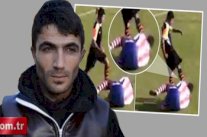 في لقطة صادمة .. لاعب تركي يعتدي على منافسه بوحشية كبيرة !