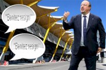 بينيتيز يتعرض لهتافات معادية من جماهير ريال مدريد في المطار !