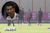 توماس مولر يسخر من رونالدو في تدريبات بايرن ميونيخ