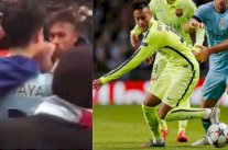 أحد جماهير مانشستر سيتي يهاجم نجم برشلونة نيمار لفظيا
