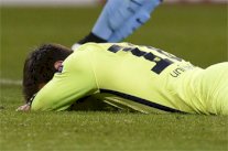 ميسي لم يشارك زملائه احتفالات الفوز على مانشستر سيتي