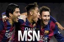 ثلاثي هجوم برشلونة يقترب من حاجز الـ100 هدف في الموسم