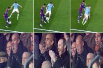 غوارديولا تفاعل في كامب نو مع مراوغات ميسي الفنية 