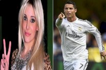 عارضة أزياء أرجنتينية تغازل رونالدو لتخطف مكان شايك