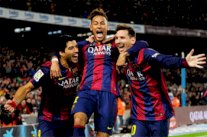 الثلاثي الهجومي لبرشلونة تواجدوا في 26 مباراة