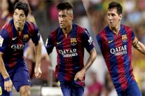 ميسي- سواريز- نيمار: قوة برشلونة الضاربة محليا وقاريا