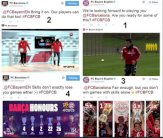 مباراة برشلونة مع بايرن ميونيخ انطلقت على 