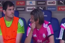 الكاميرا تفضح كاسياس وكوينتراو وهما يسخران من نافاس