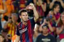 برشلونة يتوج بلقب كلما سجل ميسي أول أهدافه في الليغا