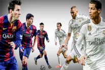 ثلاثي برشلونة الهجومي يتفوق على نظيره الريال في 2015 