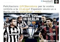 يوفنتوس لبرشلونة: مبروك لقب الليغا.. ننتظركم في برلين