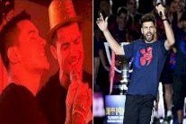 بيكيه ساخرا من رونالدو: بفضل المغني 