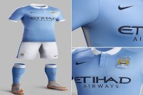 مانشستر سيتي يكشف عن قميصه الجديد لموسم 2015/16 