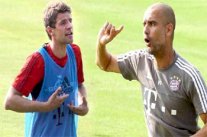 غوارديولا يتشاجر مع لاعبه مولر في تدريبات البايرن