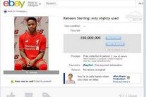 عرض رحيم سترلينغ للبيع... على موقع للمزاد!