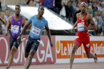 غاتلين يواصل تألقه ويتفوق على غاي وباول في 100 م