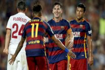 برشلونة يتخطى روما بسهولة في خوان غامبر وميسي ينطح!