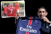 مشجعة لمانشستر يونايتد تعاقب دي ماريا بطريقتها الخاصة