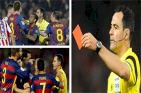 بعد مرور 3 أعوام .. الحكم كاربايو يطرد بيكيه مجدداً 