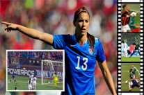 أمريكية تسجل هدفاً على طريقة نجوم الكرة العالمية