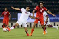 فوز كبير لقطر على سنغافورة