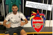 بنزيمة يصف مروجي شائعات انتقاله لأرسنال بـ