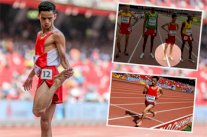 عداء يمني يخطف الأضواء في بكين بقدميه 