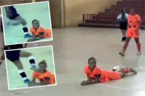 عنف نسائي كبير في مباراة لكرة القدم بالبرازيل