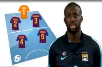 توريه يفضل لاعبي برشلونة على السيتي في تشكيله المثالي