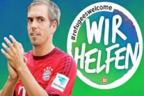 لاعبو الأندية الألمانية سيرتدون شعاراً خاصا باللاجئين