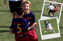 برشلوني ناشىء يرواغ بمهارة على طريقة الفرنسي زيدان