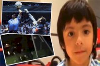 حفيد مارادونا يسجل نسخة كربونية من هدف جده باليد