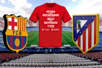 برشلونة وأتلتيكو مدريد يدعمان اللاجئين في قمة الليغا
