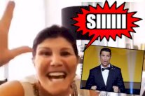 والدة رونالدو تقلد صرخة كريستيانو الشهيرة