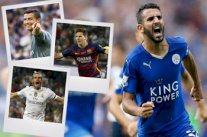 الجزائري محرز يتفوق على رونالدو وميسي وغاريث بيل