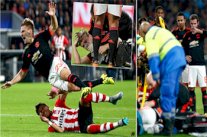 خسارة مزدوجة ليونايتد في ايندهوفن بإصابة نجمه لوك شاو