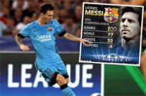 ميسي يدخل نادي الـ100 مباراة أوروبية مع برشلونة 