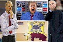 خسارة فينغر أمام مورينيو تثير سخرية رواد التواصل