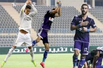 لاعب الزمالك يحتفل بهدفه في الأهلي على طريقة رونالدو