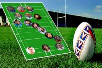 ميسي ورونالدو وكوستا يتصدرون تشكيلة منتخب الرغبي