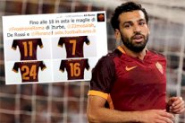 روما يعرض قميص صلاح في مزاد علني دعماً للاجئين