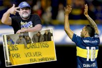 مارادونا مستعد لتقديم ذارعه من أجل اللعب مع تيفيز