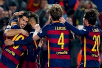 برشلونة يبلغ دور الأربعة وسلتا فيغو يطيح بأتلتيكو مدريد