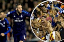 جماهير فالنسيا ترد على هدف بنزيما بهتافات 