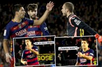 سواريز يستفز حارس اسبانيول : لدي خمس بطولات..فكم لديك أنت ؟