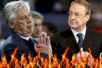 رئيس ريال مدريد يبدي غضبه من تصريحات أنشيلوتي