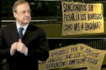 جماهير ريال مدريد تجدد هجومها على بيريز بعد عقوبة الفيفا